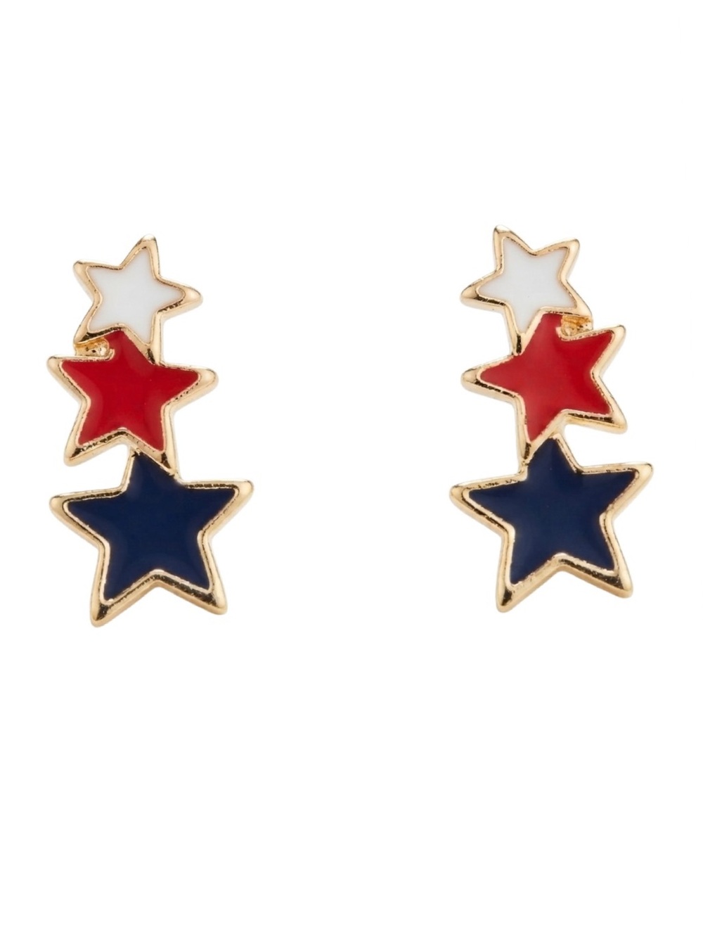 Triple Star Stud Earrings (NWT)